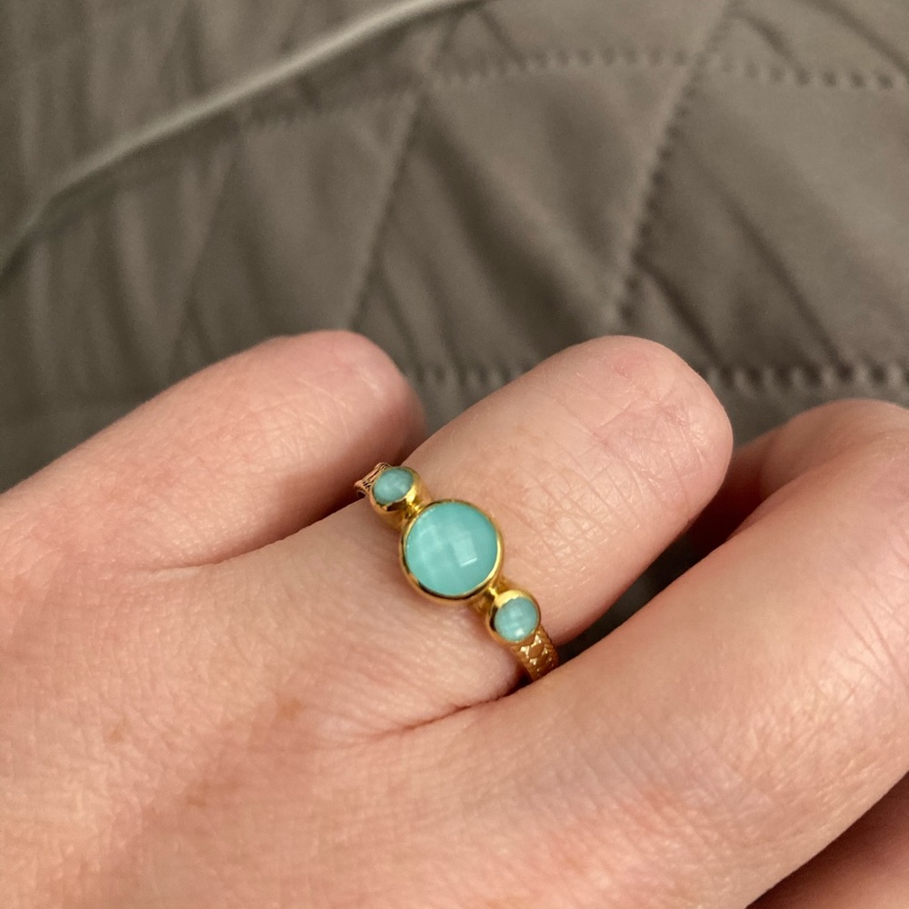 Anna Beck NWT Lmt Ed. Turquoise Ring. Size 7.